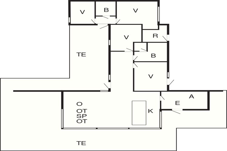 5 Sterne Ferienhaus in Læsø-By Traum - Grundriss