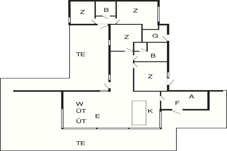 5 Sterne Ferienhaus in Læsø-By Traum - Grundriss