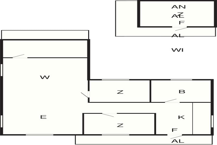 4 star holiday home in SÖLVESBORG-By Traum-Floor plan