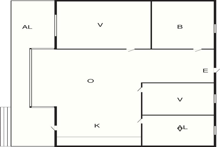 4 star holiday home in SÖLVESBORG-By Traum-Floor plan