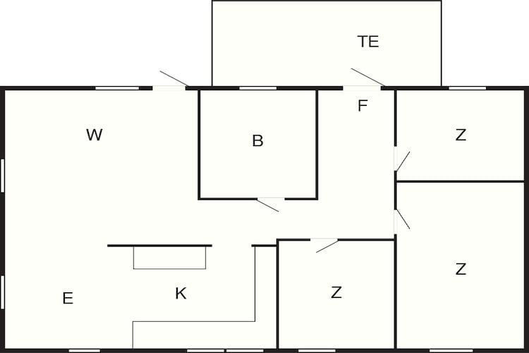 6 Personen Ferienhaus in ED-By Traum-Grundriss