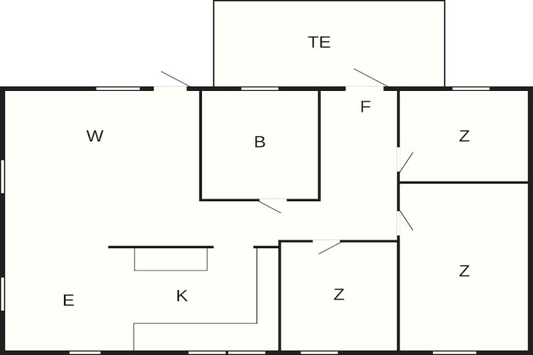 6 persoons vakantie huis in ED-By Traum-Plattegrond
