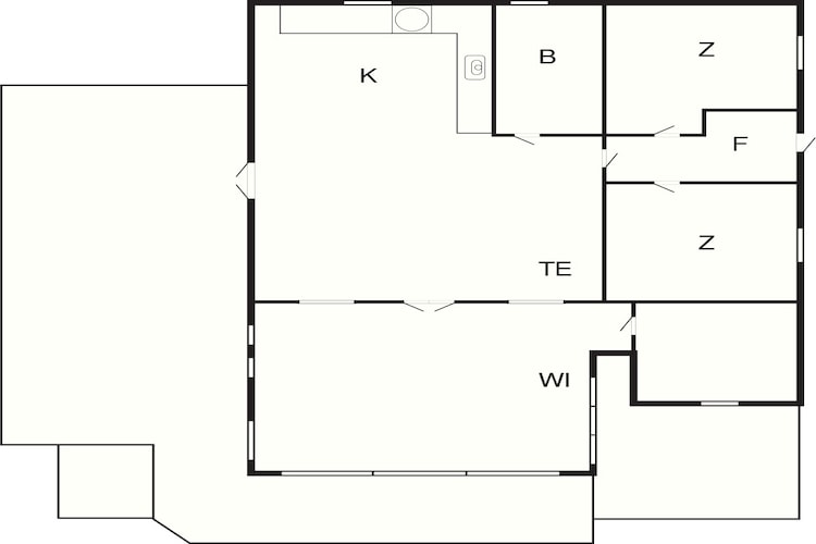 4 Personen Ferienhaus in Hejls-By Traum-Grundriss