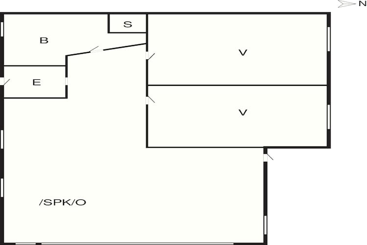 4 etoiles maison de vacances a Hals-By Traum-Plan d'étage
