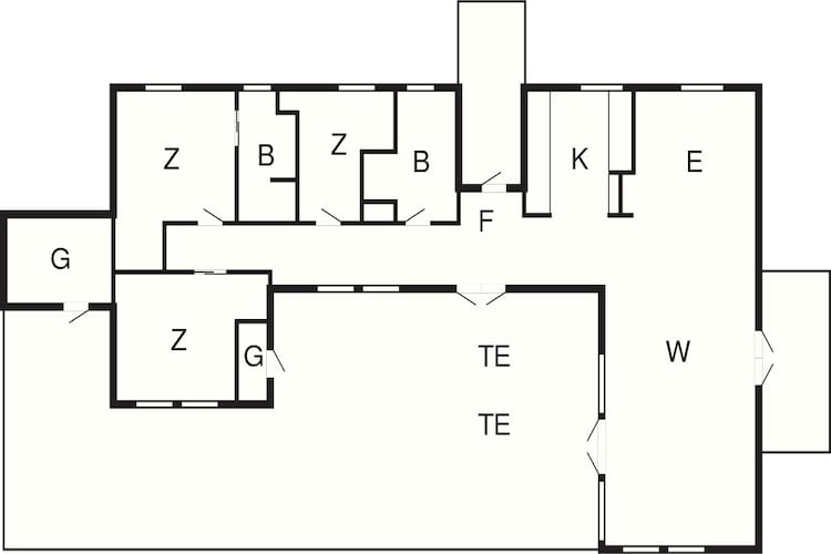 4 star holiday home in Vejby-By Traum-Floor plan