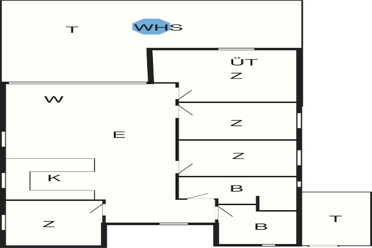 5 star holiday home in Væggerløse-Floor plan