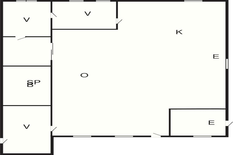 4 etoiles maison de vacances a Blokhus-By Traum-Plan d'étage