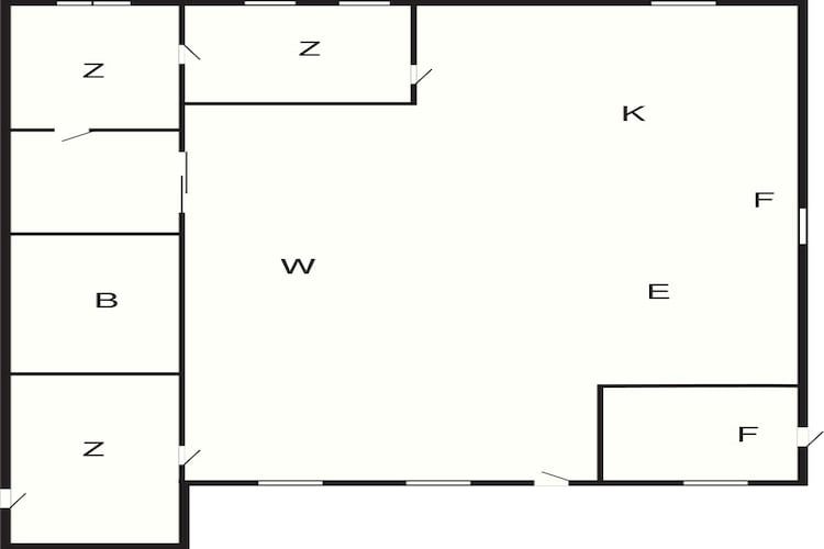 4 etoiles maison de vacances a Blokhus-By Traum-Plan d'étage