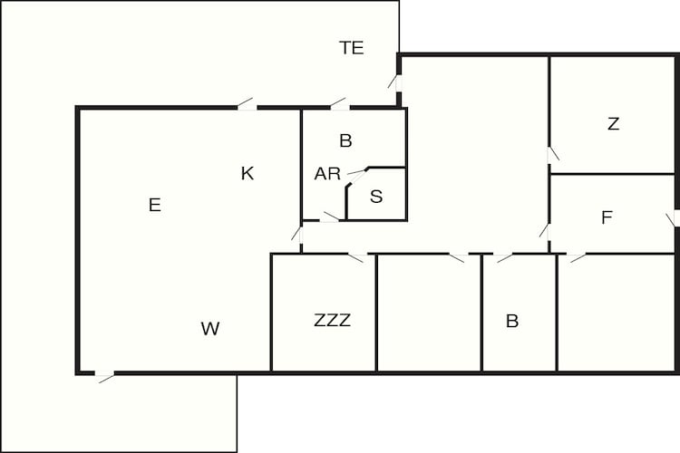 5 star holiday home in Lemvig-By Traum - Floor plan