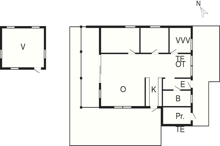 6 Personen Ferienhaus in Idestrup-By Traum-Grundriss