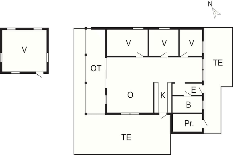 6 persoons vakantie huis in Idestrup-By Traum-Plattegrond