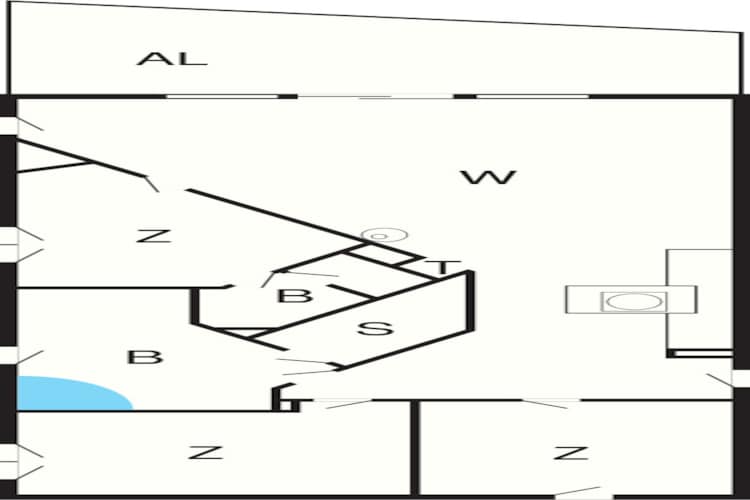 Villa aan water met fantastisch uitzicht op zee - Plattegrond