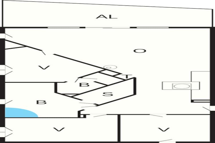 Villa aan water met fantastisch uitzicht op zee - Plattegrond