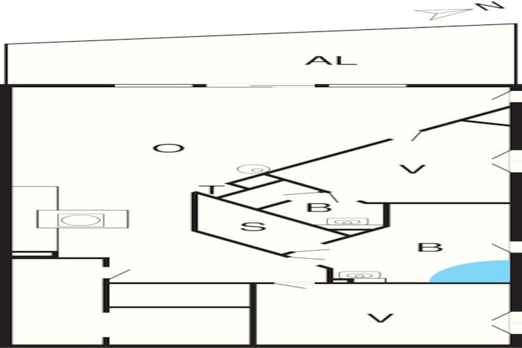 Villa sur l'eau au bord de la baie de Kiel - Plan