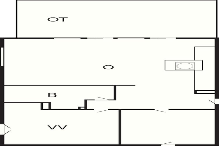 Appartement met panoramisch uitzicht op zee - Plattegrond