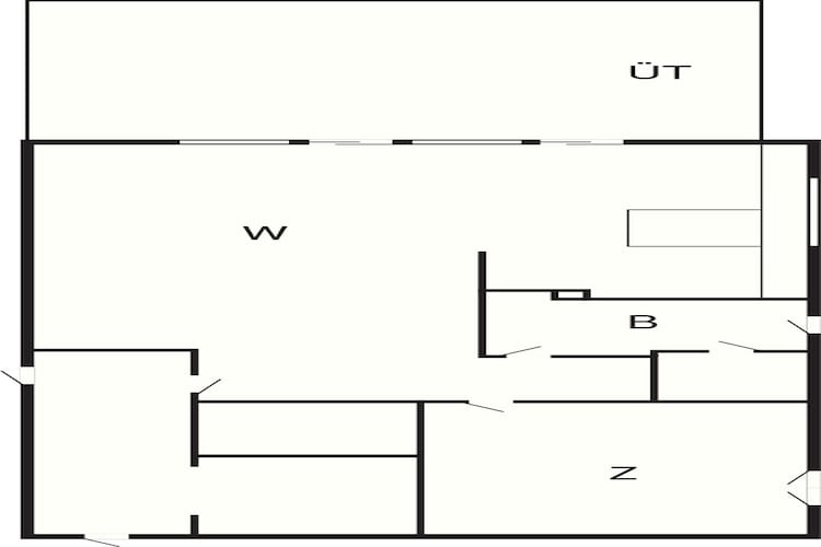 Penthouse-appartement direct aan het water - Plattegrond