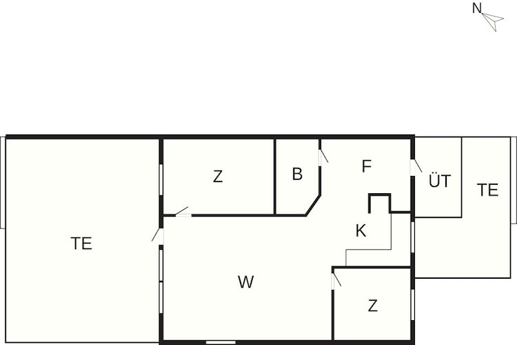 3 vær.2v.+2b.Familie-Plattegrond