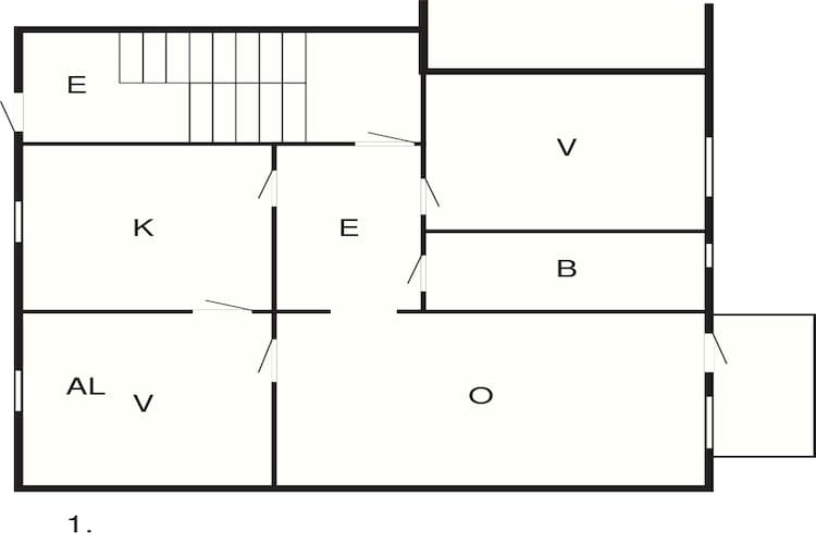 4 Personen Ferienhaus in HYLTEBRUK-By Traum-Grundriss