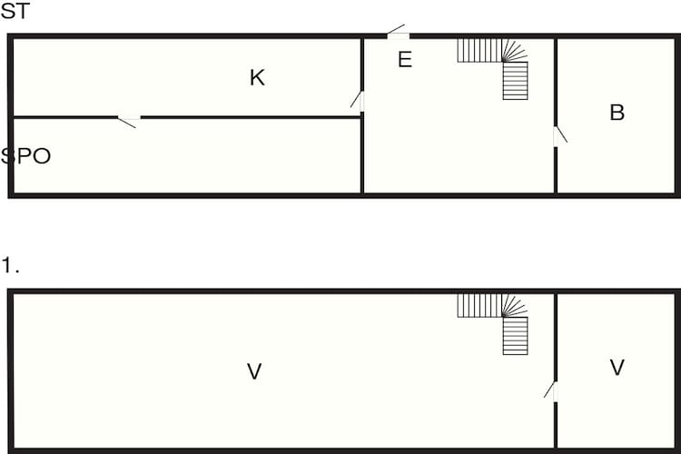 4 person holiday home in Vestervig-By Traum-Floor plan