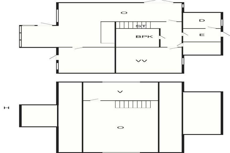 8 person holiday home in Tjørhom-By Traum - Floor plan