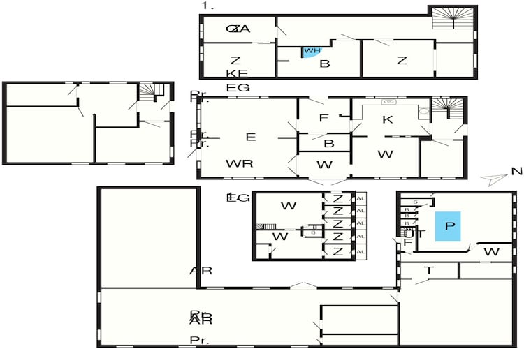 20 persoons vakantie huis in Karby-By Traum - Plattegrond
