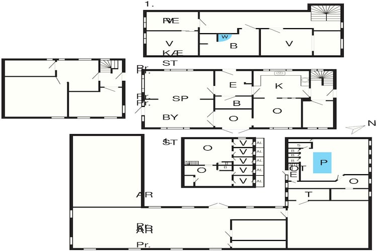 20 persoons vakantie huis in Karby-By Traum - Plattegrond