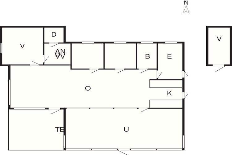 4 star holiday home in Hadsund-By Traum-Floor plan