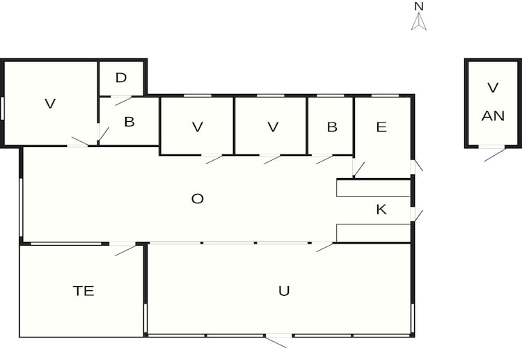 4 sterren vakantie huis in Hadsund-By Traum-Plattegrond