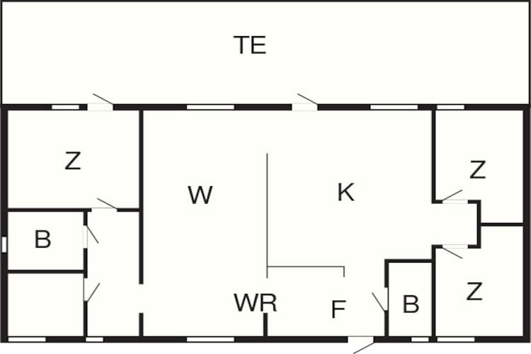 4 etoiles maison de vacances a Frillesås-By Traum-Plan d'étage