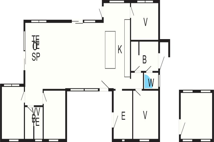 5 star holiday home in Lemvig-By Traum - Floor plan