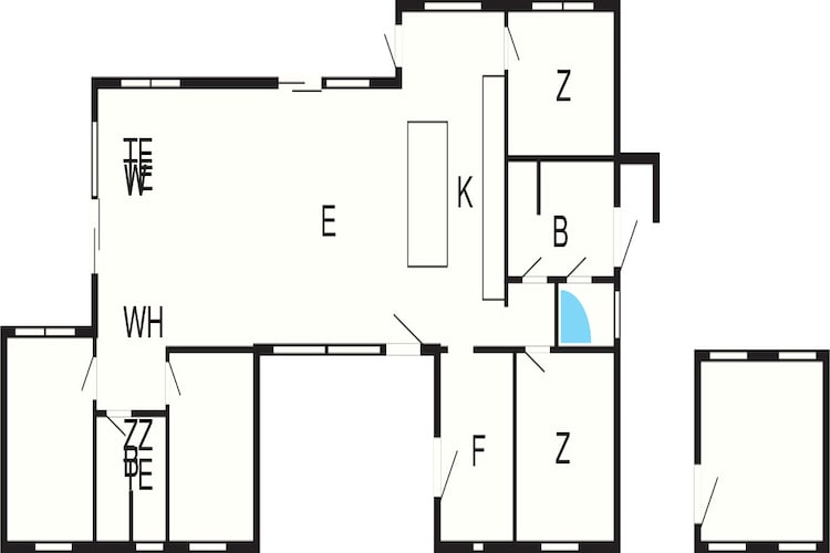 5 star holiday home in Lemvig-By Traum - Floor plan