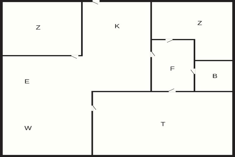 6 persoons vakantie huis in Højby-Plattegrond