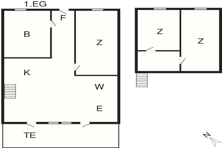 6 Personen Ferienhaus in Vestervig-By Traum-Grundriss