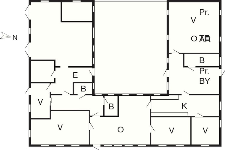 9 Personen Ferienhaus in Tim-By Traum-Grundriss