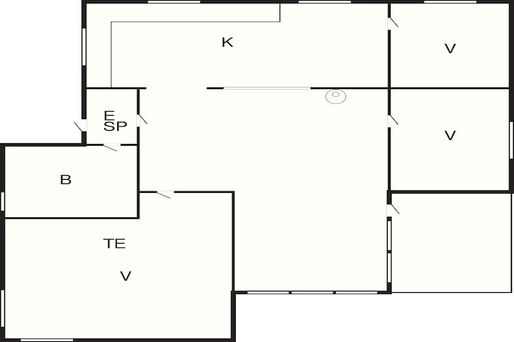 Maison de vacances pour 4 a Væggerløse-By Traum-Plan d'étage