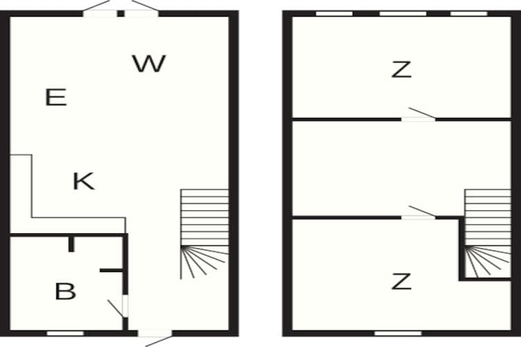 Strandplezier in Hurup -- By Traum Ferienwohnungen-Plattegrond