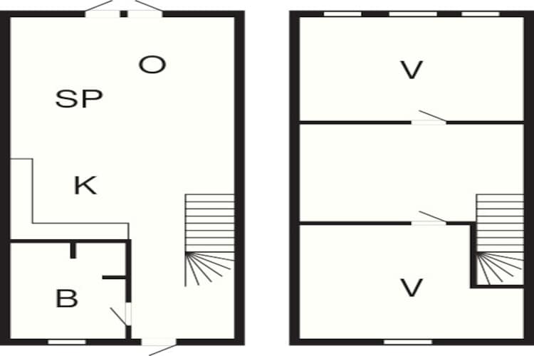 Strandplezier in Hurup -- By Traum Ferienwohnungen - Plattegrond