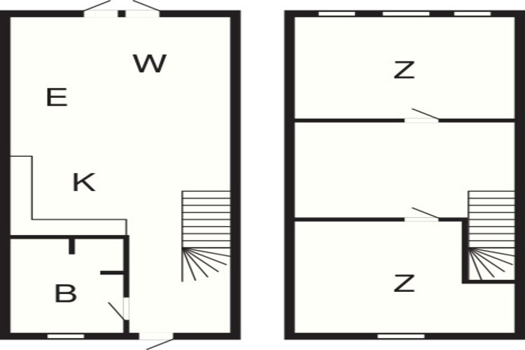 Strandplezier in Hurup -- By Traum Ferienwohnungen - Plattegrond