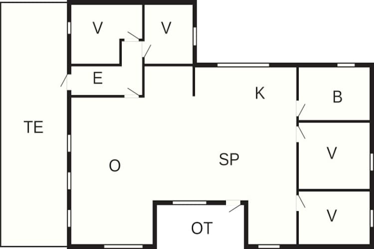 8 persoons vakantie huis in Hadsund-By Traum-Plattegrond
