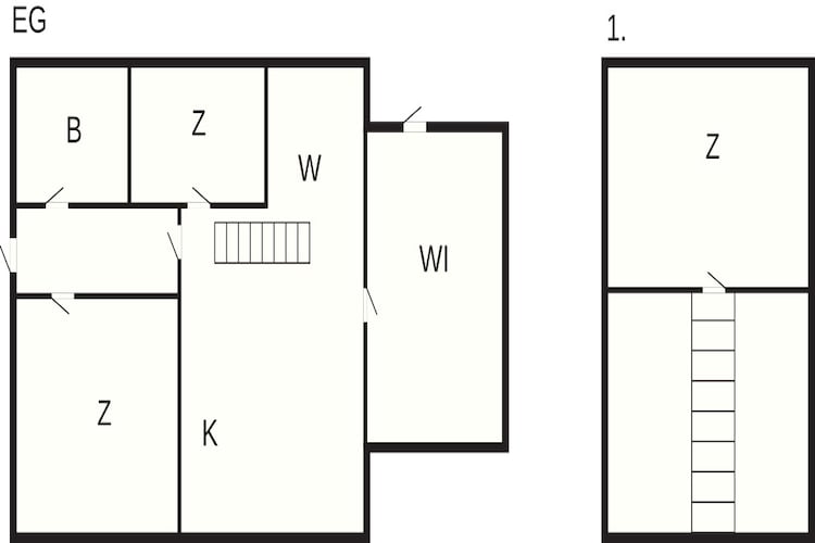 6 Personen Ferienhaus in Thisted-By Traum - Grundriss