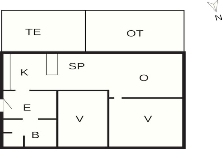6 persoons vakantie huis in Idestrup-By Traum-Plattegrond