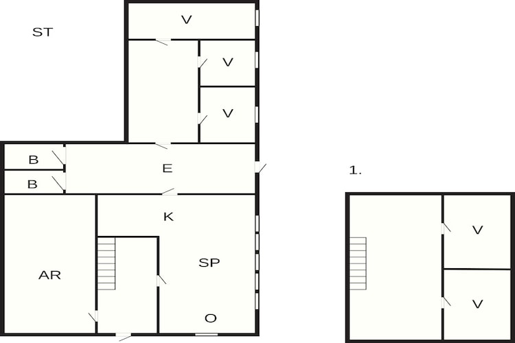 12 persoons vakantie huis in Roslev-By Traum-Plattegrond