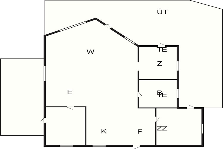 4 star holiday home in Hadsund-By Traum-Floor plan