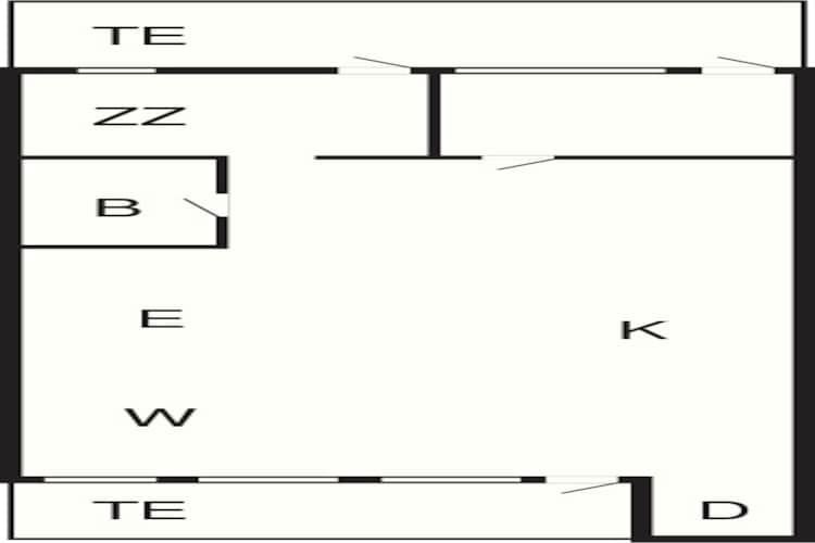 4 Sterne Ferienhaus in Bogense-By Traum-Grundriss