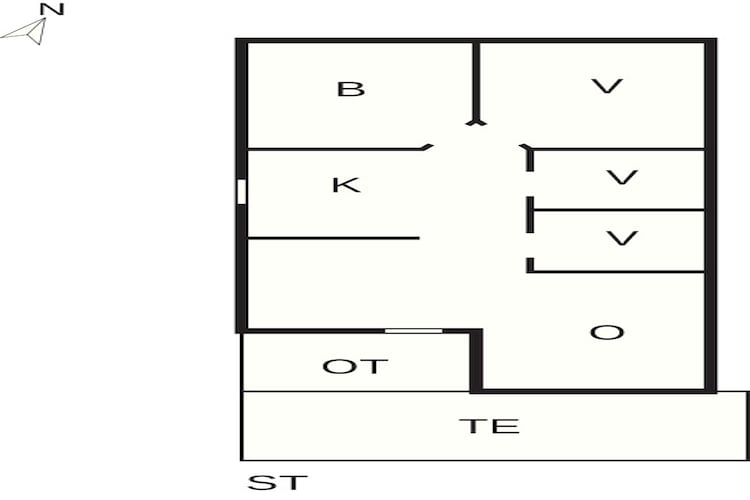 4 sterren vakantie huis in Nordborg-Plattegrond