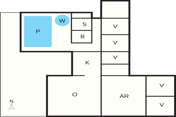 Luxe strandhuis voor 14 -- By Traum Ferienwohnungen-Plattegrond