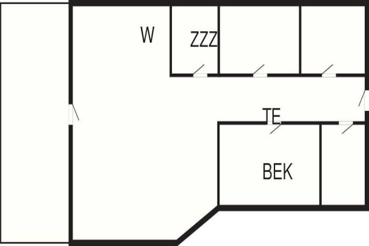 6 persoons vakantie huis in Jægerspris-By Traum - Plattegrond