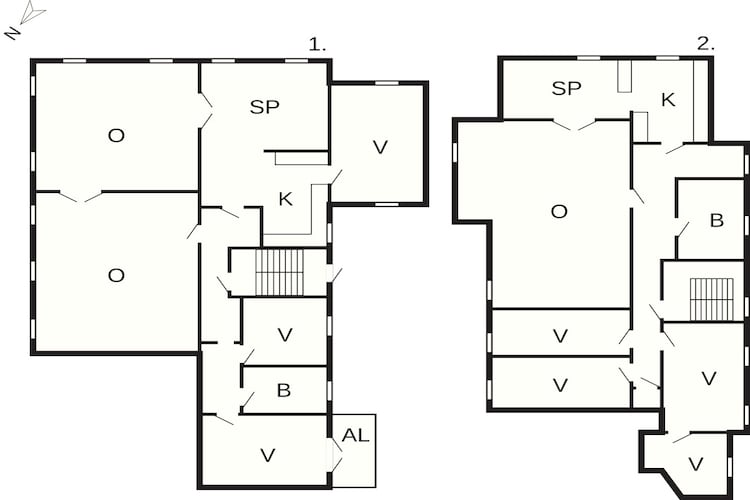 4 etoiles maison de vacances a Faaborg-By Traum-Plan d'étage