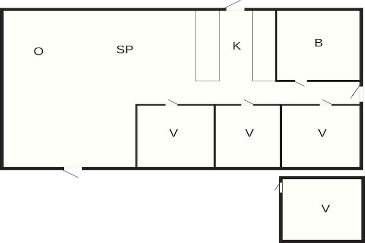 6 persoons vakantie huis in Nykøbing Sj-By Traum-Plattegrond