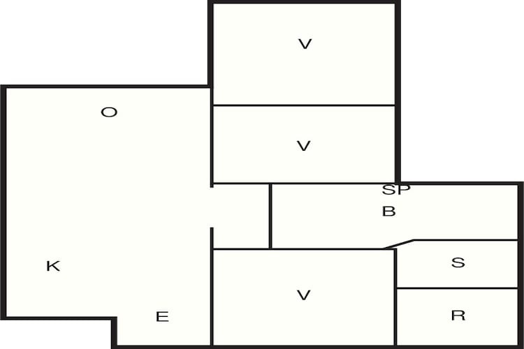 5 star holiday home in Hirtshals-By Traum - Floor plan